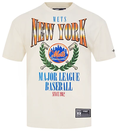 Pro Standard Mets Around The World CJ Drop Shoulder T-Shirt - Men's