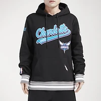 Pro Standard Hornets Script Fleece P/O Hoodie - Men's