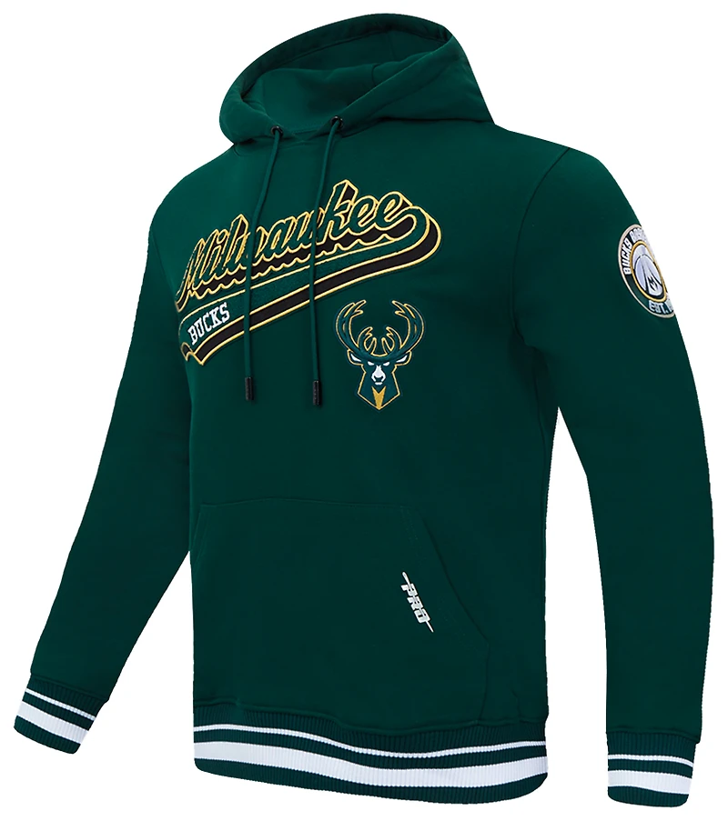 Pro Standard BUCKS SCRIPT TAIL RIB FLC PO HOODIE - Men's