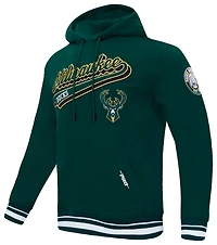 Pro Standard BUCKS SCRIPT TAIL RIB FLC PO HOODIE - Men's