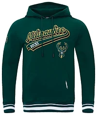 Pro Standard BUCKS SCRIPT TAIL RIB FLC PO HOODIE - Men's