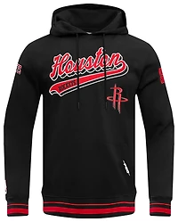 Pro Standard ROCKETS SCRIPT TAIL RIB FLC PO HOODIE - Men's