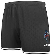 Pro Standard Marlins Mesh Basketball Shorts - Men's