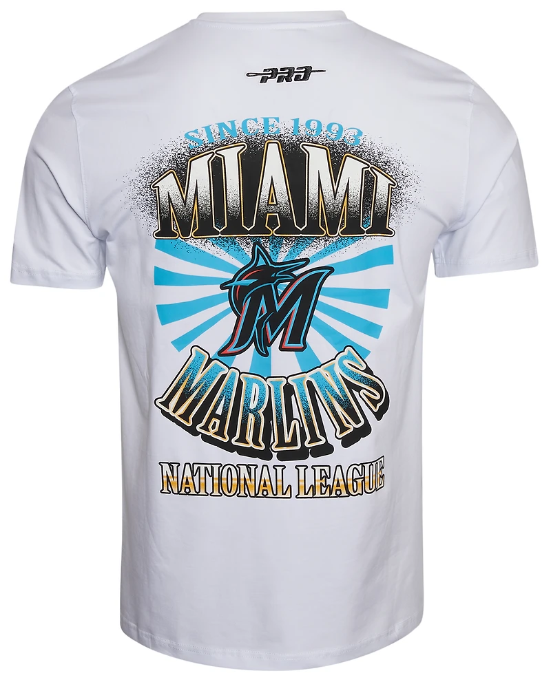 Pro Standard Marlins Championships SJ T-Shirt - Men's
