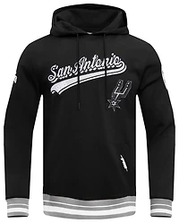 Pro Standard SPURS SCRIPT TAIL RIB FLC PO HOODIE - Men's