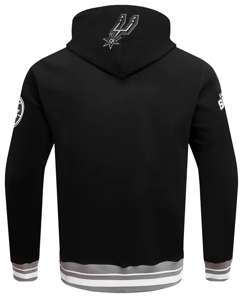 Pro Standard SPURS SCRIPT TAIL RIB FLC PO HOODIE - Men's