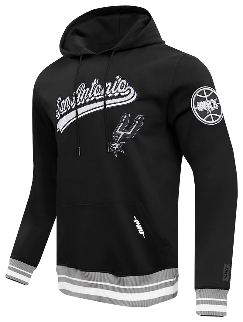 Pro Standard SPURS SCRIPT TAIL RIB FLC PO HOODIE - Men's