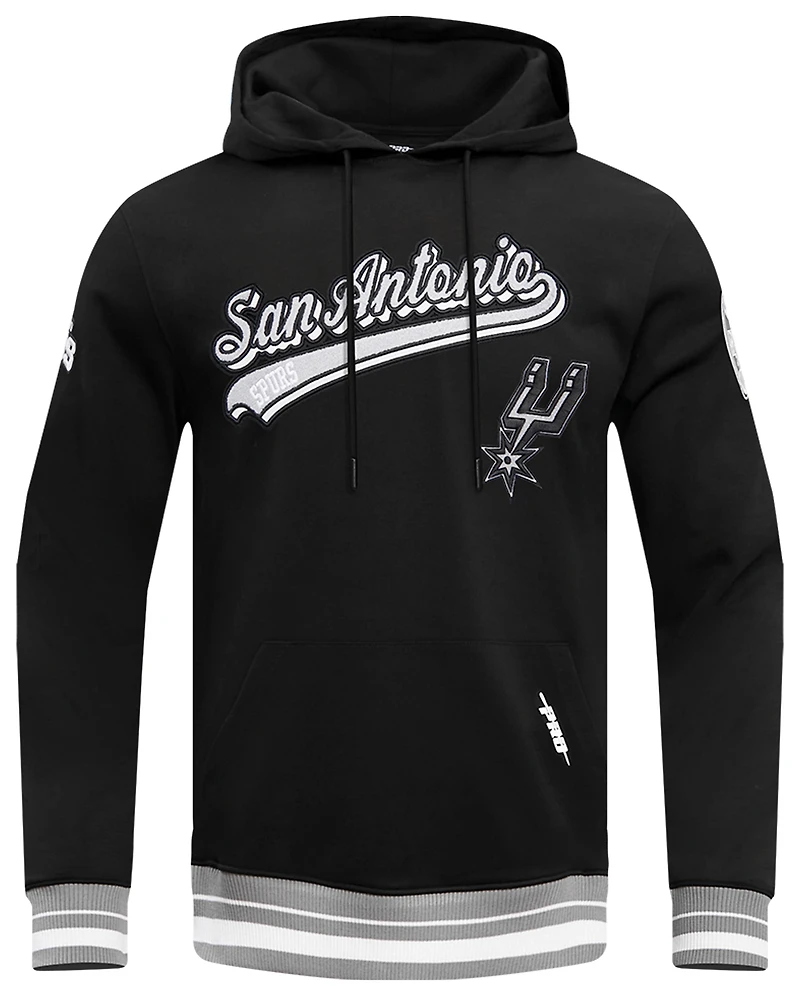 Pro Standard SPURS SCRIPT TAIL RIB FLC PO HOODIE - Men's