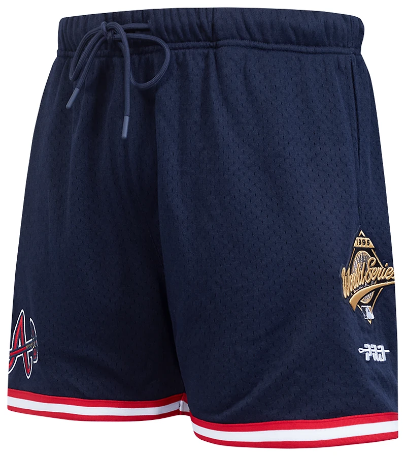Pro Standard Braves Mesh Basketball Shorts - Men's