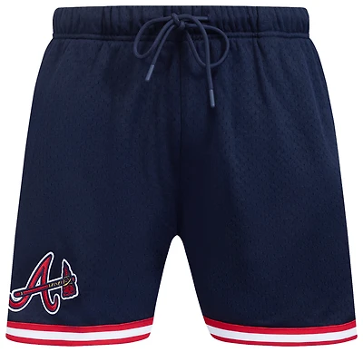 Pro Standard Braves Mesh Basketball Shorts - Men's