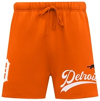 Pro Standard Tigers Living Large Fleece Shorts - Men's
