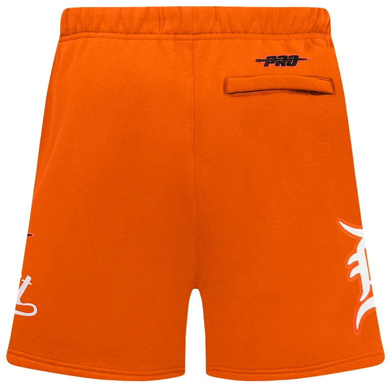 Pro Standard Tigers Living Large Fleece Shorts - Men's