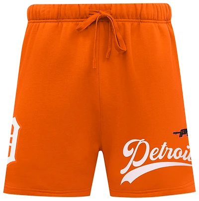 Pro Standard Tigers Living Large Fleece Shorts - Men's