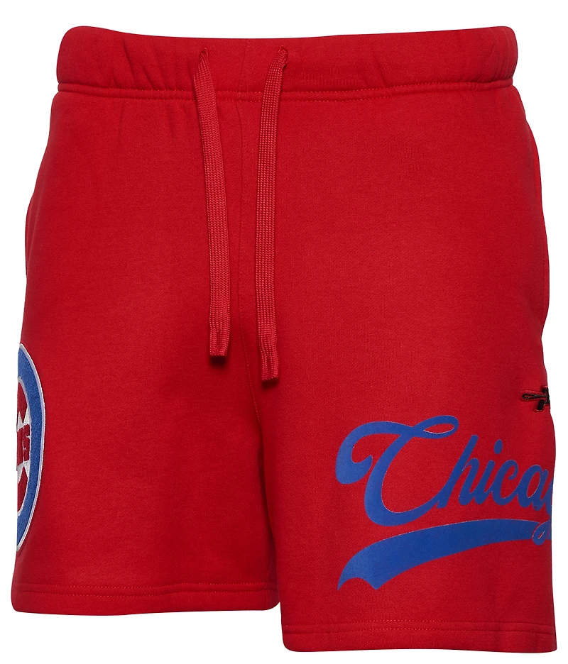 Pro Standard Cubs Living Large Fleece Shorts - Men's