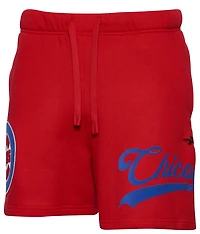 Pro Standard Cubs Living Large Fleece Shorts - Men's