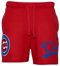 Pro Standard Cubs Living Large Fleece Shorts - Men's