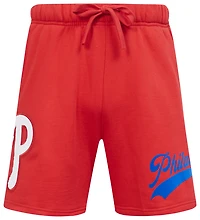 Pro Standard Phillies Living Large Fleece Shorts - Men's