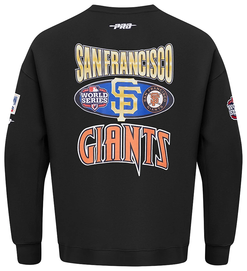 Pro Standard Giants Champs Drop Shoulder Crew - Men's