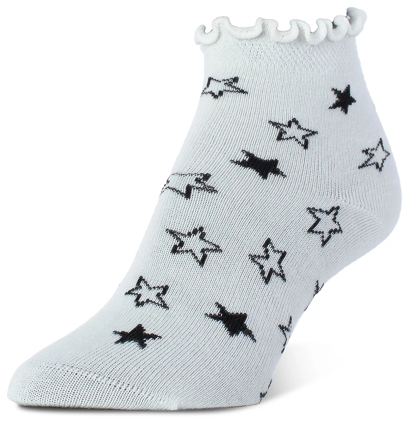 Implus Sof Sole Low Quarter Lettuce Edge Socks 6 Pack - Girls' Grade School