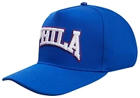 Pro Standard 76ers Crest Emblem Flatbrim Snapback - Men's