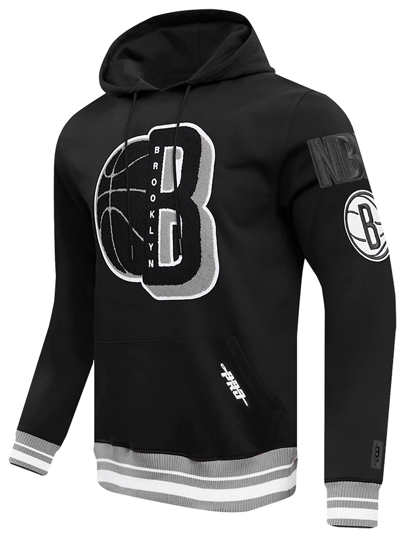 Pro Standard NETS MASH UP RIB FLC PO HOODIE - Men's