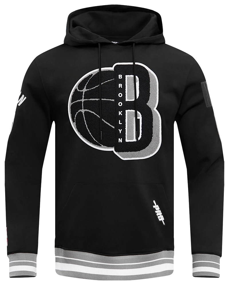 Pro Standard NETS MASH UP RIB FLC PO HOODIE - Men's