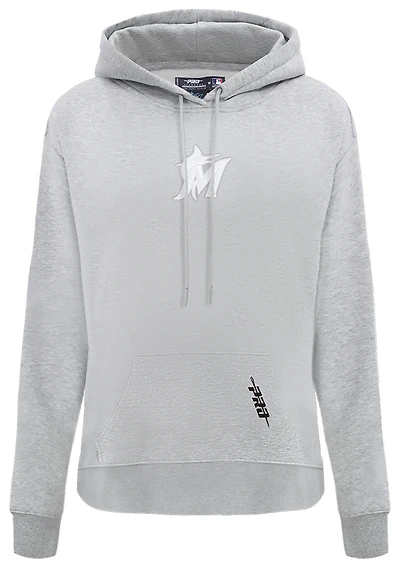 Pro Standard Marlins Classic DS PO Hoodie - Men's