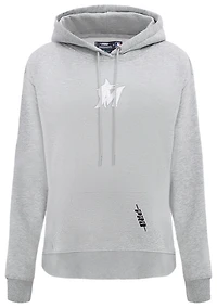 Pro Standard Marlins Classic DS PO Hoodie - Men's
