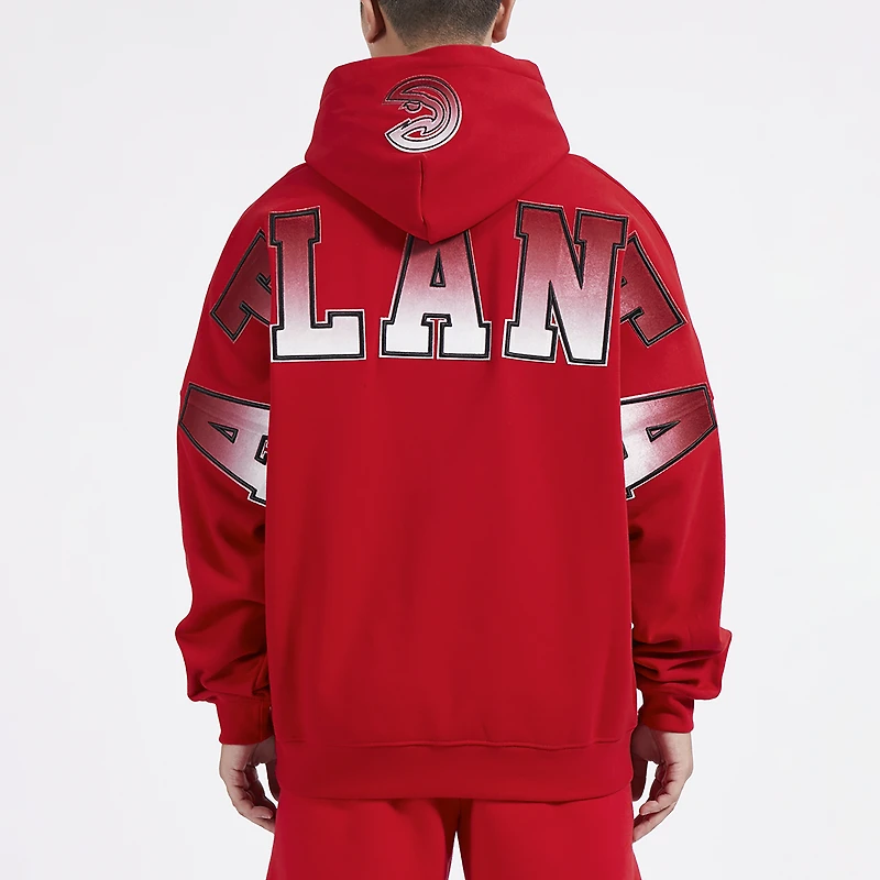Pro Standard Hawks OS Letters Fleece P/O Hoodie - Men's