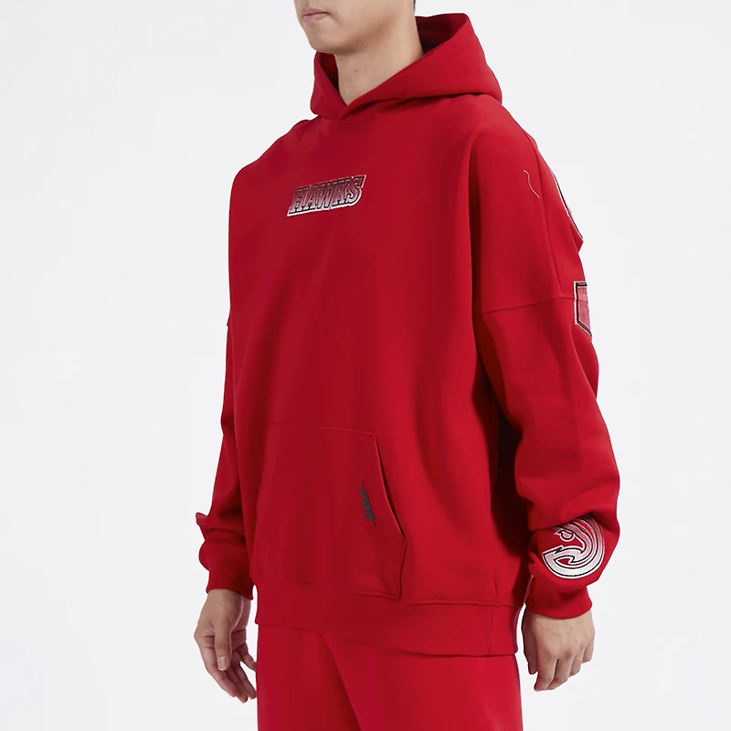 Pro Standard Hawks OS Letters Fleece P/O Hoodie - Men's