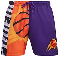 Pro Standard Suns Split Mash Up Logo Woven Shorts - Men's