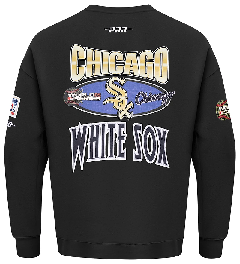 Pro Standard White Sox Champs Drop Shoulder Crew - Men's