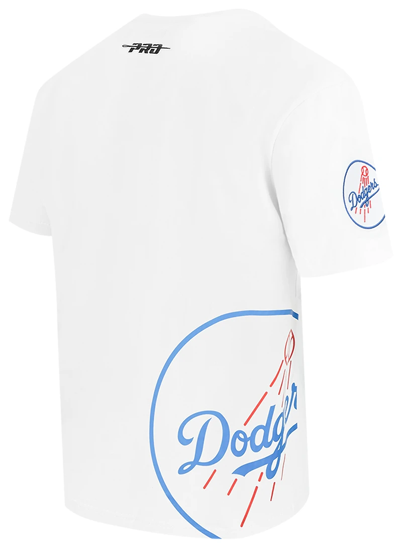 Pro Standard Dodgers Living Large CJ Drop Shoulder T-Shirt - Men's