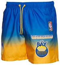 Pro Standard Warriors Oversized Large Letters Ombre Shorts - Men's