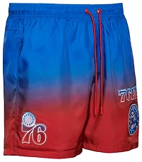 Pro Standard 76ers OS Letters Ombre Woven Shorts - Men's