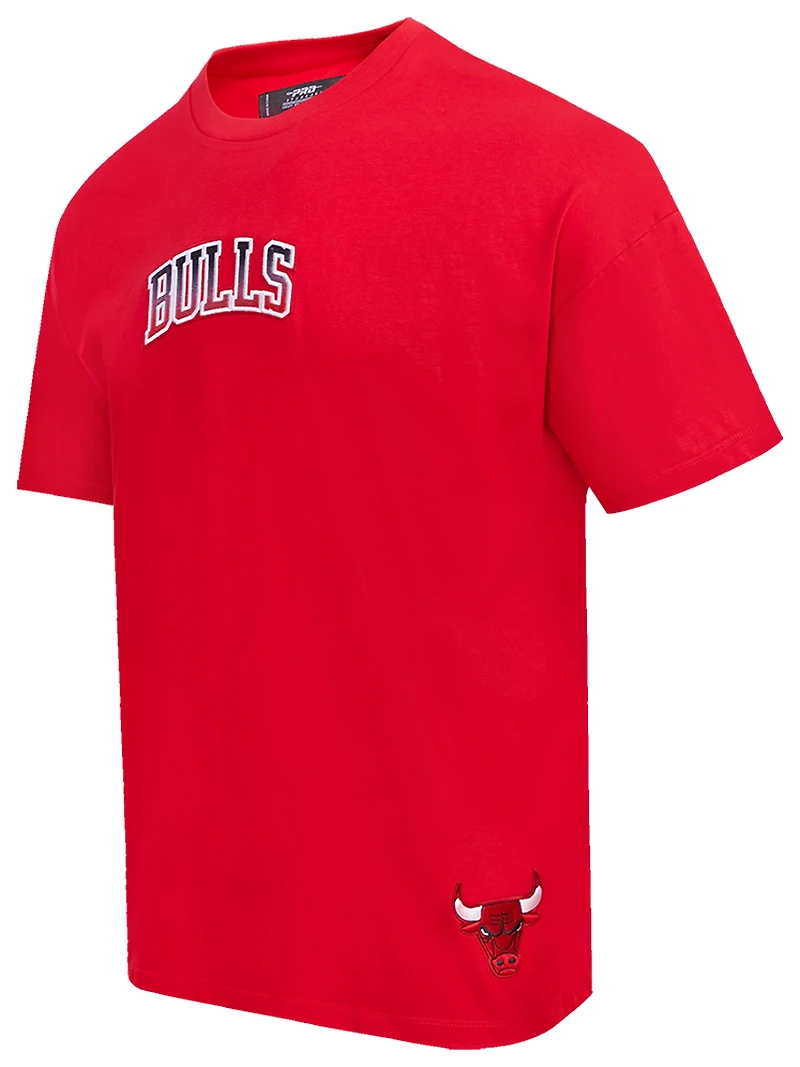 Pro Standard Bulls OS Letters CJ DS T-Shirt - Men's