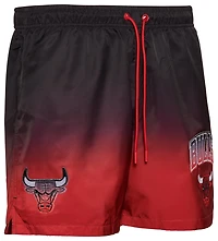 Pro Standard Bulls OS Letters Ombre Woven Shorts - Men's