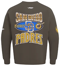Pro Standard Padres Champs Drop Shoulder Crew - Men's