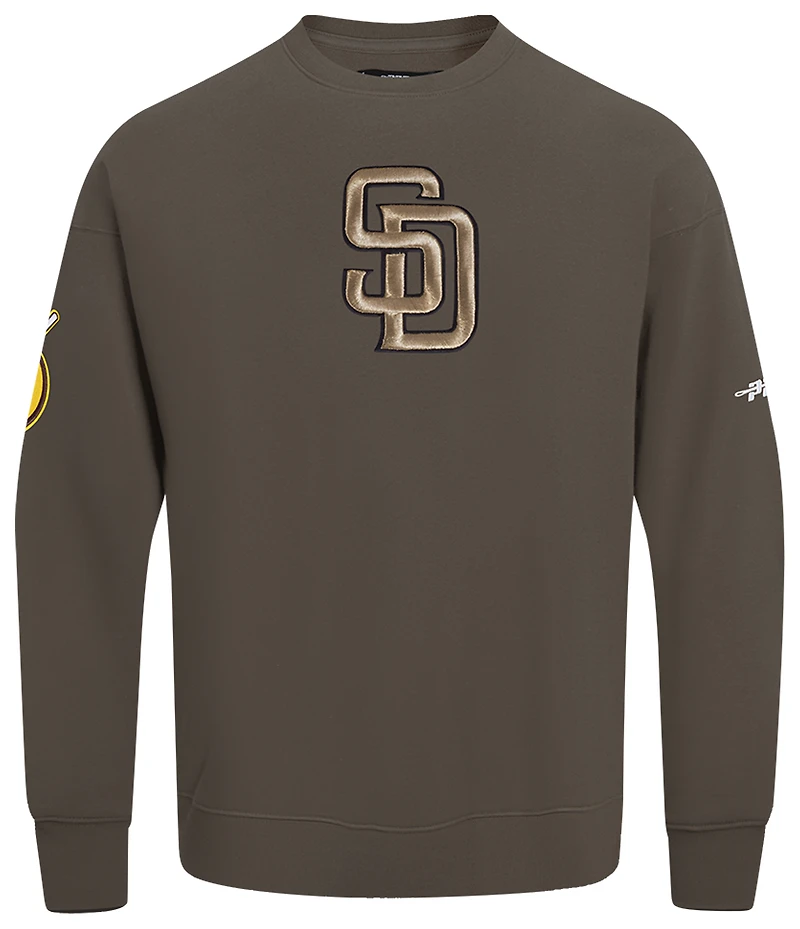 Pro Standard Padres Champs Drop Shoulder Crew - Men's