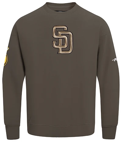 Pro Standard Padres Champs Drop Shoulder Crew - Men's