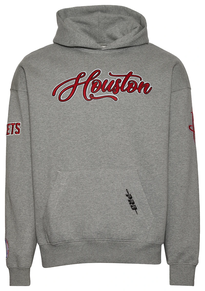 Pro Standard Rockets CS Drop Shoulder Pullover Hoodie - Men's