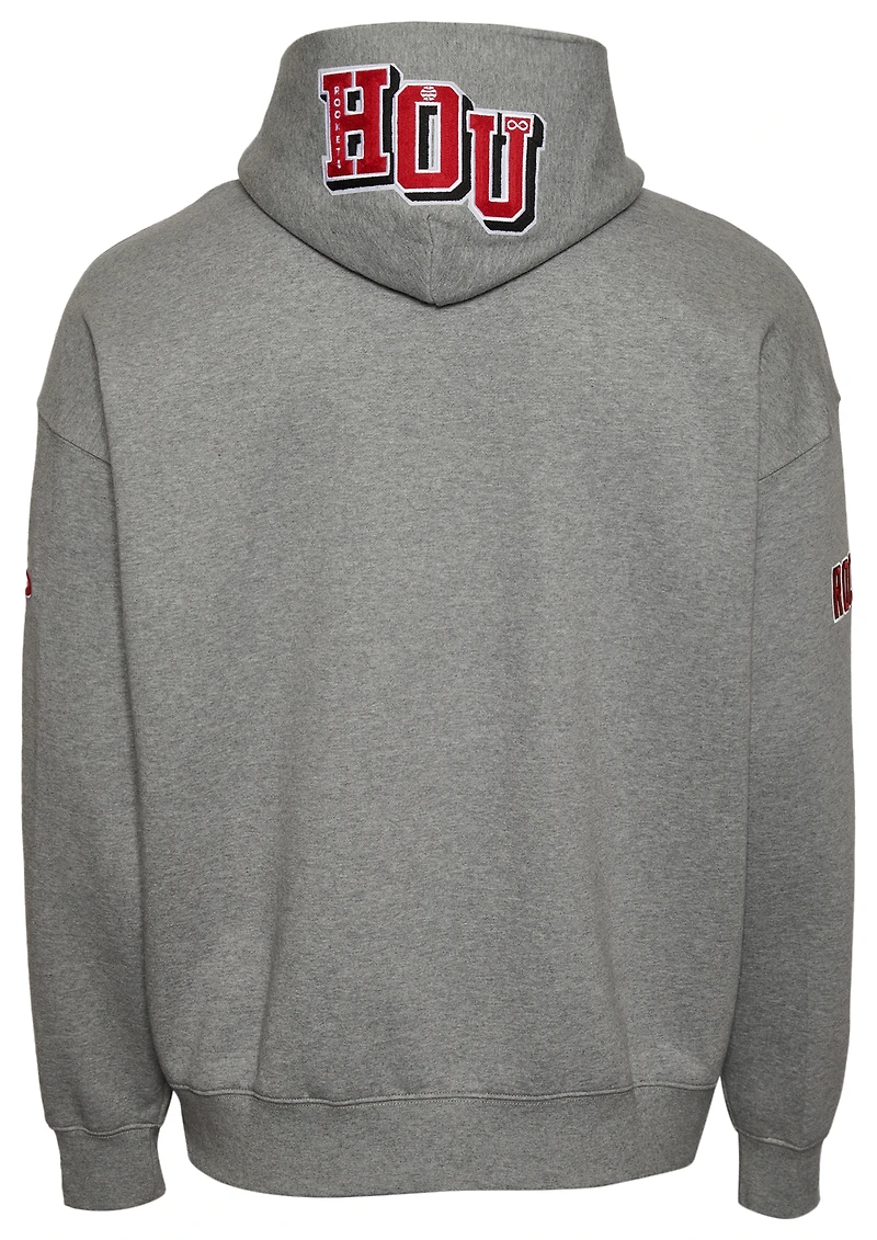 Pro Standard Rockets CS Drop Shoulder Pullover Hoodie - Men's