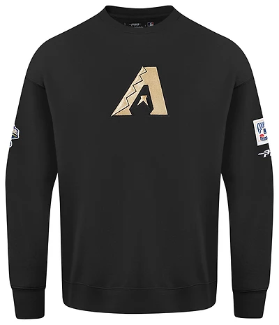 Pro Standard Diamondbacks Champs Drop Shoulder Crew - Men's