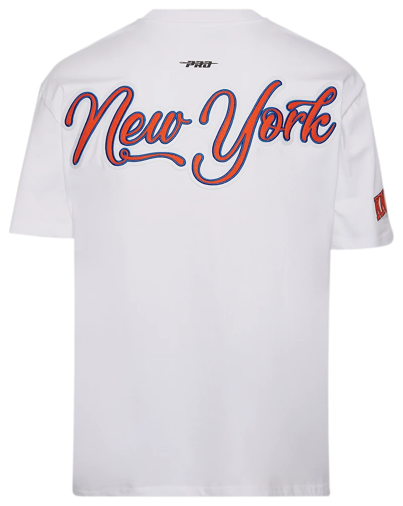 Pro Standard Knicks CS Drop Shoulder T-Shirt - Men's