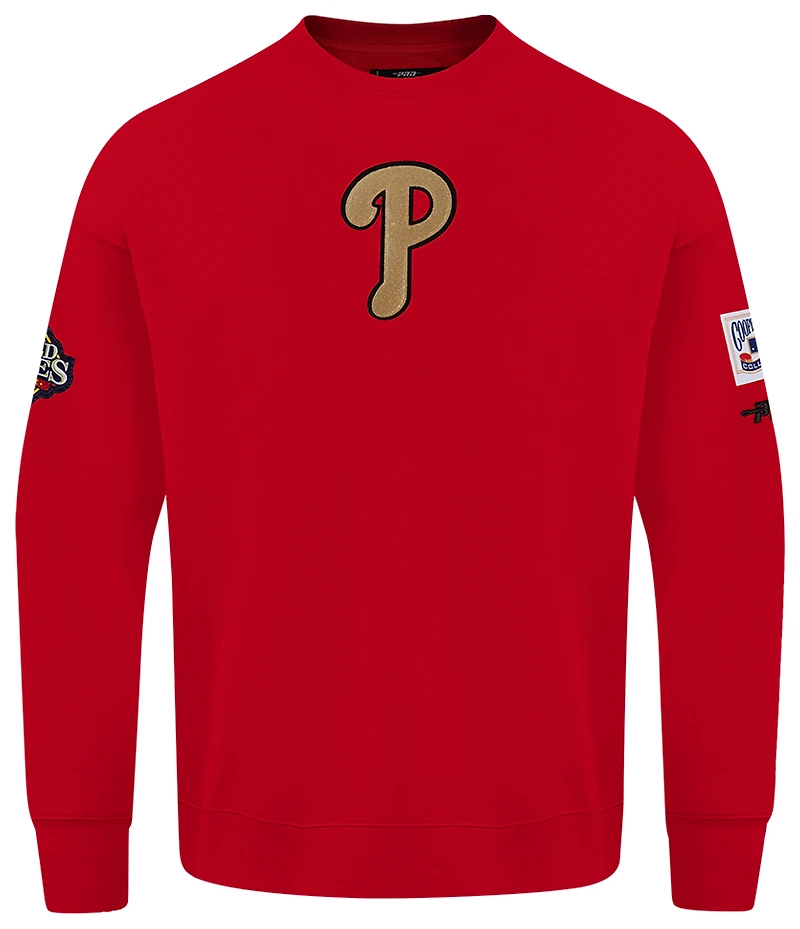 Pro Standard Phillies Champs Drop Shoulder Crew - Men's