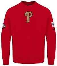 Pro Standard Phillies Champs Drop Shoulder Crew - Men's