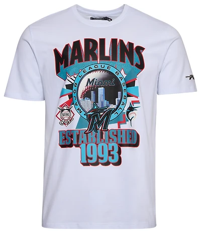 Pro Standard Miami Marlins Deco SJ T-Shirt - Men's