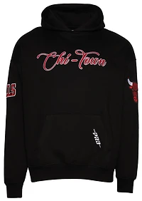 Pro Standard Bulls CS Drop Shoulder Pullover Hoodie - Men's