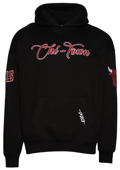 Pro Standard Bulls CS Drop Shoulder Pullover Hoodie - Men's