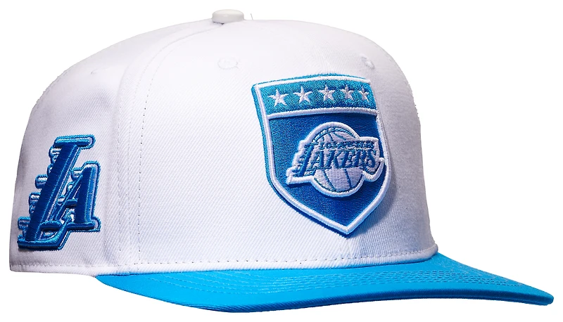 Pro Standard Lakers Military Pinch Front Snapback Hat - Men's